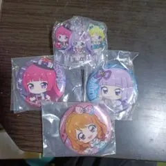 アイカツ！×プリパラ 缶バッジ＆アクリルキーホルダー