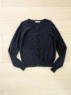 OPAQUE オペーク 立体ドット ニット カーディガン 黒 38 ウール混のサムネイル