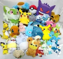 T】 ポケモン ぬいぐるみ 16個 タグ付き まとめ売り 大量 もふぐっと