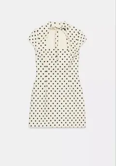 ZARA ドット ミニワンピース