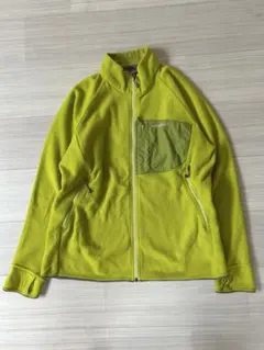 モンベル　クリマプラス100ジャケット　ライムグリーン　レディースL
