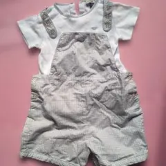 ARMANI BABY オーバーオールロンパース