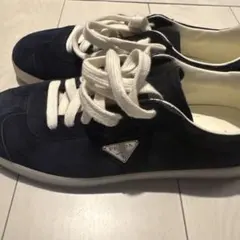 PRADA スエード スニーカー ネイビーのサムネイル