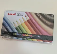 uni 色鉛筆 NO.880 12色セット　ユニ色えんぴつ12色