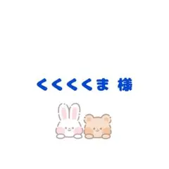 くくくくま様 リクエスト 2点 まとめ商品