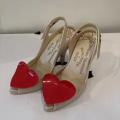 Vivienne Westwood × melissa ラバーパンプス　白,赤