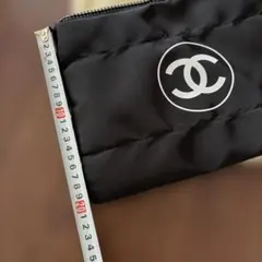 【ノベルティ】CHANEL♡ ポーチ クラッチバッグ CHANEL シャネル ノベルティ ポーチ クラッチバッグ ブラック｜Yahoo