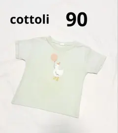 cottoli コトリ アヒル半袖Tシャツのサムネイル