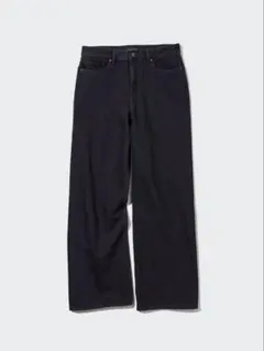 UNIQLO ユニクロ バギージーンズ ダークグレー 22