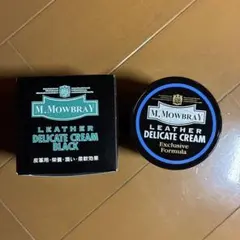 M. Mowbray Leather Delicate Cream Black