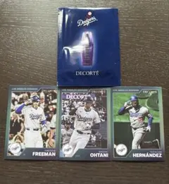 DECORTE ドジャース(大谷翔平) 記念カード 3枚セット✖️2 DECORTE ドジャース(大谷翔平) 記念カード 3枚セット✖️2 - メルカリ