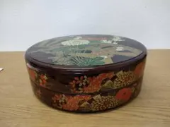 赤い漆器 重箱 和風花柄 回転式 - メルカリ