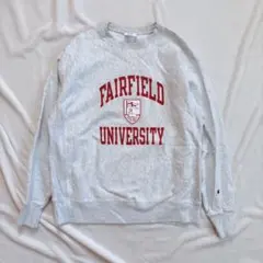 Champion チャンピオン リバースウィーブ グレー カレッジプリント