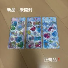 キラリンウォーターシール　ウォーターシール　しずくちゃん　まとめ売り　3種