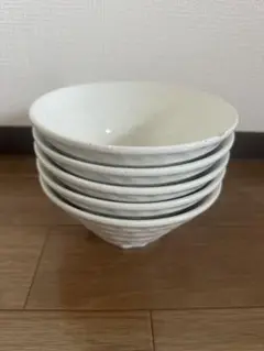 【訳あり】ラーメン鉢 5個セット 和風 直径20cm【金継ぎ・練習用・DIY】のサムネイル
