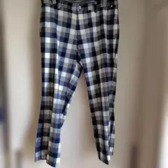 Munsingwear 　チェック柄 ゴルフパンツ サイズＬ