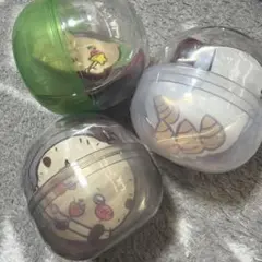 ちいかわ ハートのラバーマスコット くりまんじゅう ラッコ　あのこ　セット