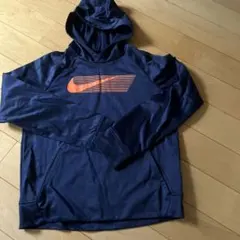 Nike DRI-FIT フード付きパーカー L/155cm ネイビー