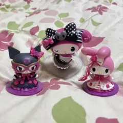 マイメロディ&クロミhappyくじフィギュア3体セット