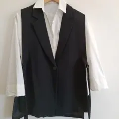 ZARA ブラックベスト