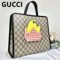 【未使用】　グッチ　GGスプリーム　ひよこ　チルドレンズ　トートバッグ　人気のサムネイル