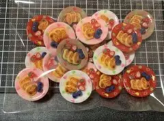 パンとフルーツのデコレーションパーツ20個入り