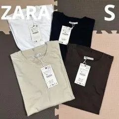 新品 ZARA 半袖Tシャツ 4点のサムネイル