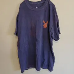 PLAYBOY プレイボーイダークブルー Tシャツ 【M】