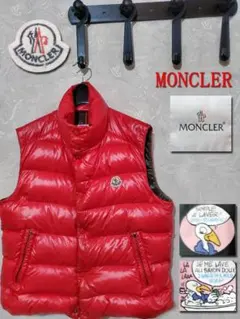 MONCLER レッド ダウンベスト 　ブランドその他no52