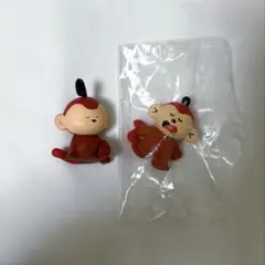 たべっ子どうぶつ フィギュア ガチャ さる 2個セット