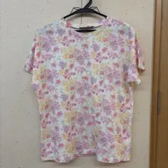 LAURA ASHLEY 花柄 半袖Tシャツ 38のサムネイル