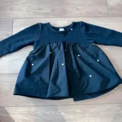 petit main ブラックワンピース 90