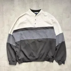 【TOWNCRAFT】90s~ ヘンリーネックスウェットプルオーバー Lサイズのサムネイル