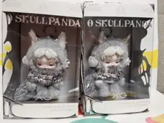 【新品未開封】POPMART SKULLPANDA × XGぬいぐるみ２体セット