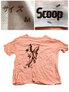 Scoop イルカプリント Tシャツ Mサイズのサムネイル