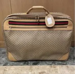 超美品グッチ オールドグッチ 80s ネームタグ トランクケース