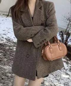 SHEIN テーラードジャケット コーヒーブラウン