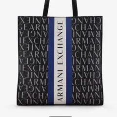 ARMANI EXCHANGE オールオーバーロゴトートバッグ