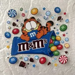 ハーフカプラ ガーフィールド M&M's ⑤ ブルー 防水ステッカー