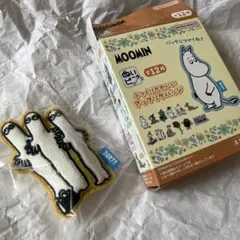 NUI MOOMIN ムーミン ニョロニョロ ぬいピン ぷっくりアップリケバッジ