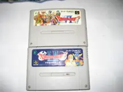 ドラゴンクエスト　Ⅰ・Ⅱ・Ⅵ　説明書あり　2本セット　スーパーファミコン