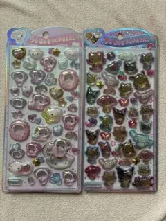 サンリオ うるちゅるポップシール ヒヤケサマー　クロミ　日焼け　ベビーマイメロ