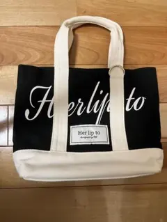Herlipto ルミネ HLT Mini Tote black - メルカリ