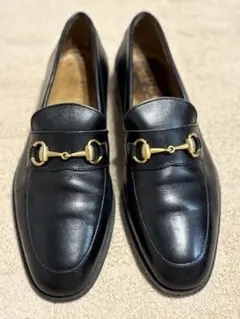 GUCCIビットローファー ゴールド金具 メンズ40.5