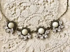 最終価格　アントンヒュニス　ANTON HEUNIS 素敵　ビジューネックレス