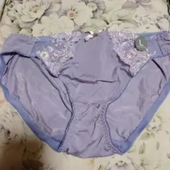 薄紫色 レース装飾 ショーツ Lサイズ新品