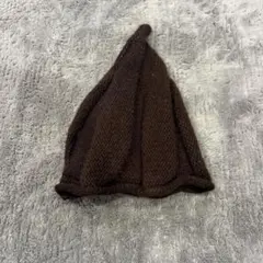 ブラウン ニット帽
