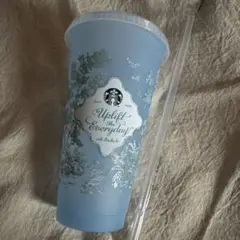 スタバ　ミステリーカラーチェンジングリユーザブルコールドカップ　ブルー