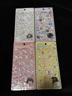 ボンボンドロップシール　 はぴだんぶい　シナモロール ポムポムプリン　キティ