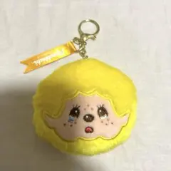 モンチッチ フェイスぬいぐるみ　カラフルバージョン　ガチャ　イエロー